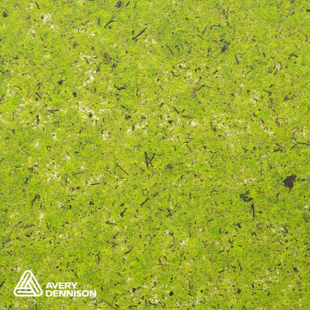 Organoid moss bright green opaque en 1.36m x 10m