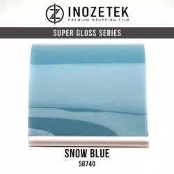 SG740 INOZETEK SUPER GLOSS SNOW BLUE en 1.52m
