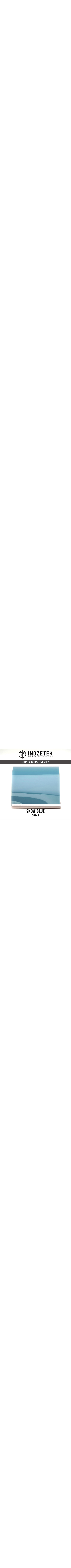 SG740 Super gloss snow blue Inozetek en 1.52m