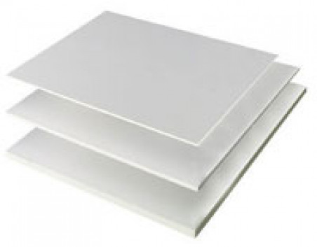 Carton mousse creat premier blanc 3mm/100x140cm x25  prix net