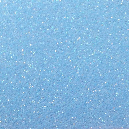 G0027 Glitter bleu fluo en 0.50m