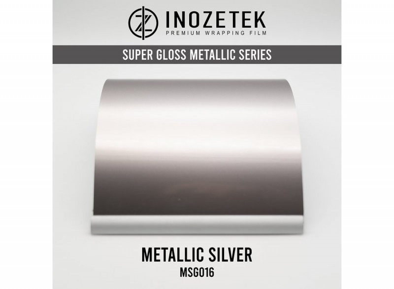 MSG016 INOZETEK SUPER GLOSS METALLIC SILVER en 1.52m