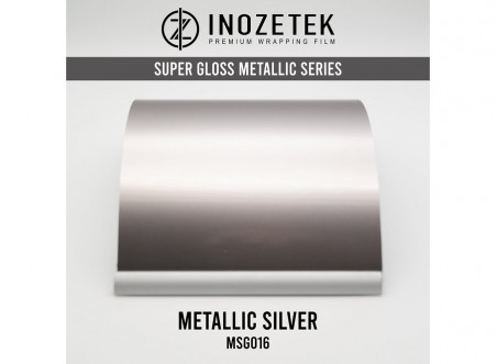 MSG016 Super gloss metallic silver Inozetek en 1.52m
