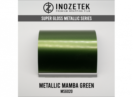 MSG020 Super gloss metallic mamba green Inozetek en 1.52m