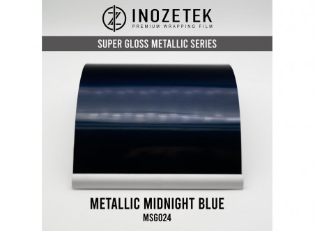 MSG024 Super gloss metallic midnight blue Inozetek en 1.52m