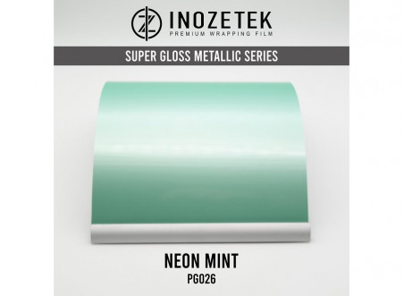 PG026 Super gloss pearl neon mint  Inozetek en 1.52m