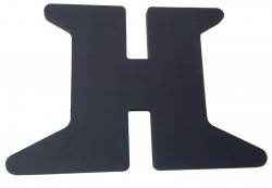 PLAQUE "H" TS ONE pour chaussures
