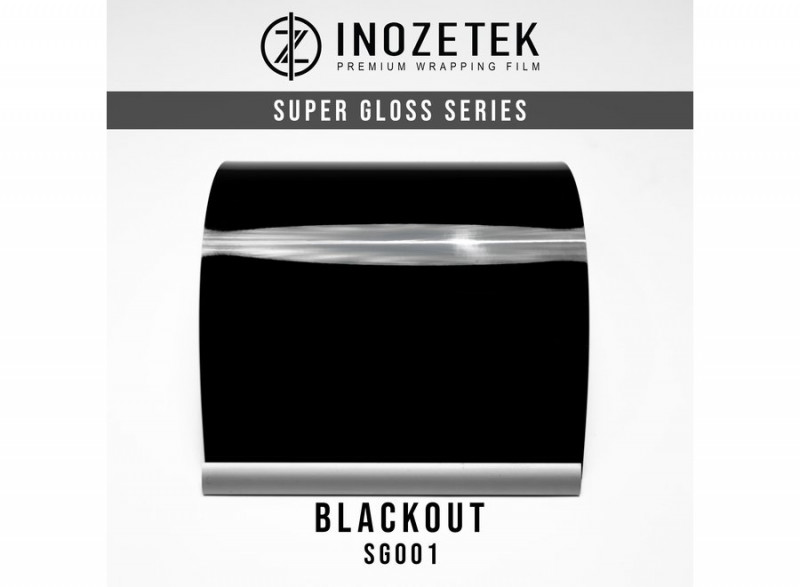 SG001 INOZETEK SUPER GLOSS BLACK OUT en 1.52m