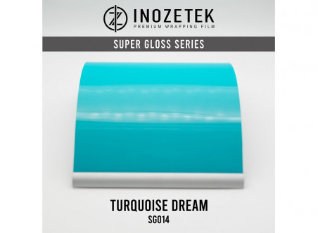SG014 Super gloss turquoise dream Inozetek en 1.52m