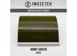 SG013 INOZETEK SUPER GLOSS ARMY GREEN en 1.52m