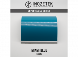 SG015 INOZETEK SUPER GLOSS MIAMI BLUE en 1.52m