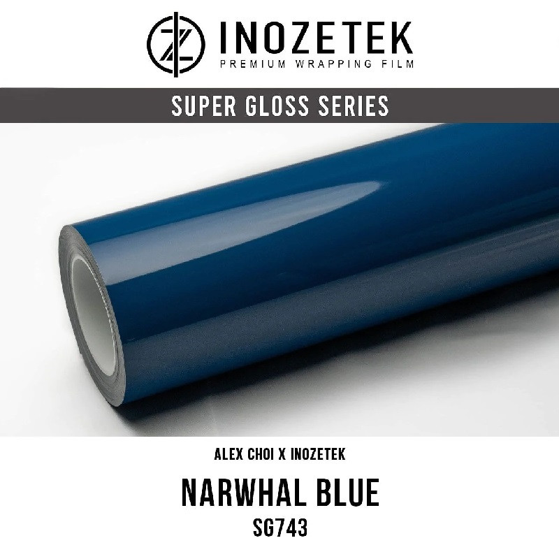 SG743 INOZETEK SUPER GLOSS NARWHAL BLUE en 1.52m