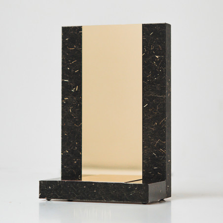 Kairlin monolithique noir marbré en 1.95mm - plaque de 800 x 1200mm
