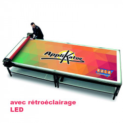 TABLE DE CONTRECOLLAGE APPLIKATOR 4400 GRAND avec rétroéclairage LED