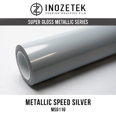 MSG116 Super gloss metallic speed silver Inozetek en 1.52m