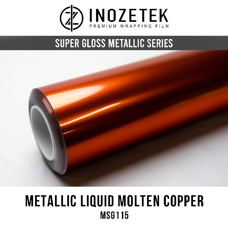 MSG115 INOZETEK SUPER GLOSS METALLIC MOLTEN COPPER en 1.52m