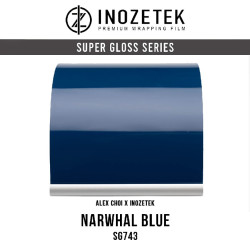 SG743 INOZETEK SUPER GLOSS NARWHAL BLUE en 1.52m