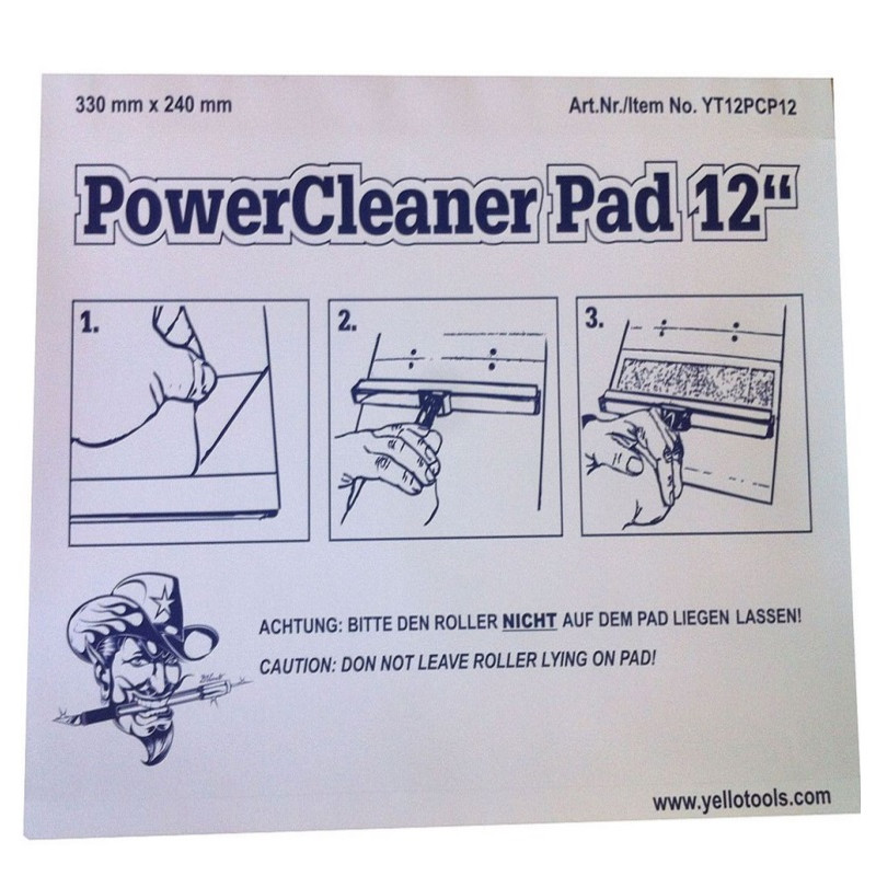 50 Feuilles adhésives pour power cleaner 12" / powercleaner pad 12“