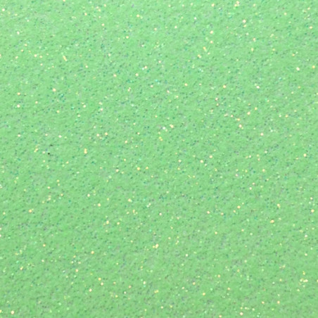 G0026 Glitter vert  fluo en 0.50m